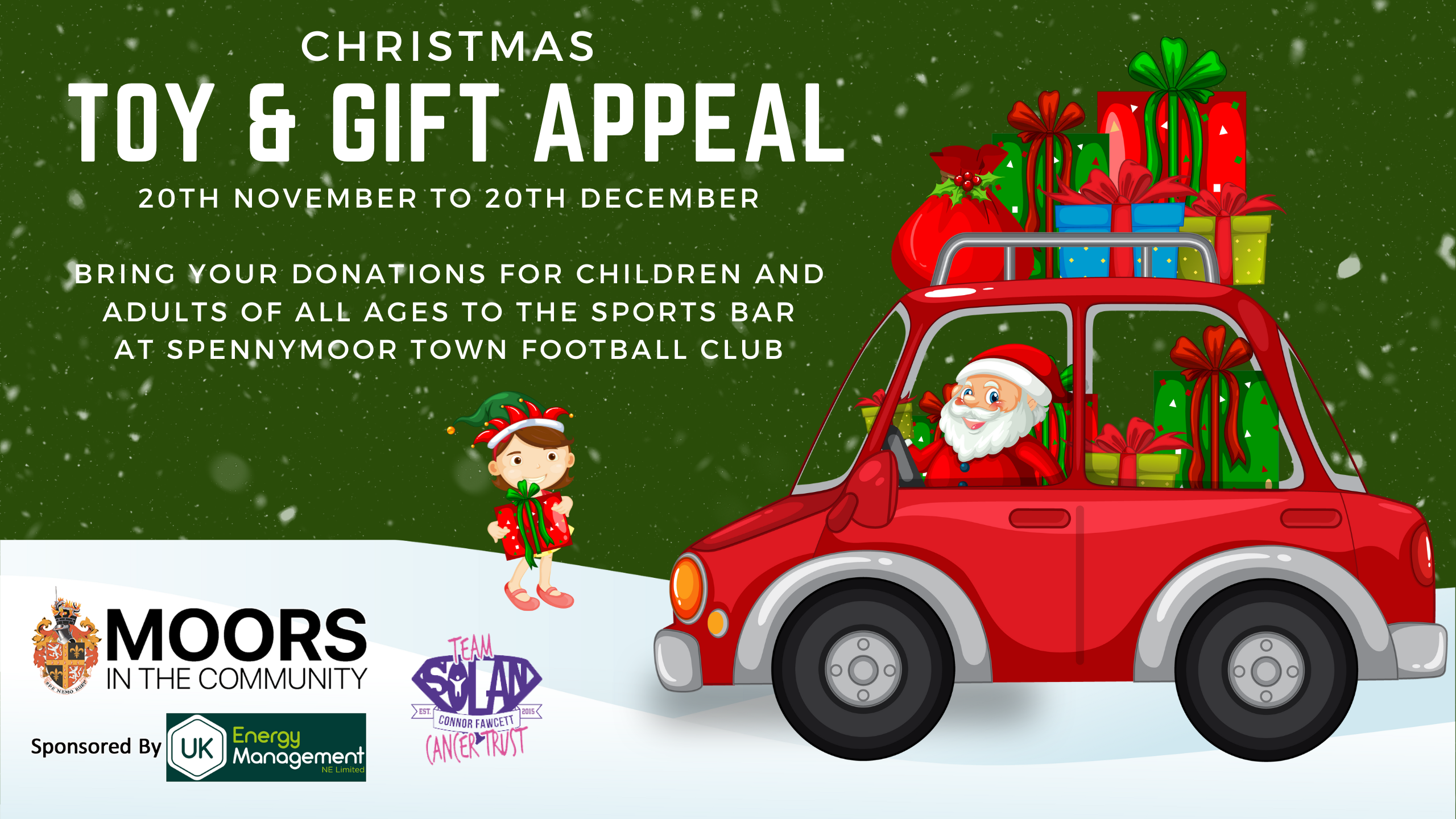 Spennymoor Town Christmas Toy and Gift Appeal