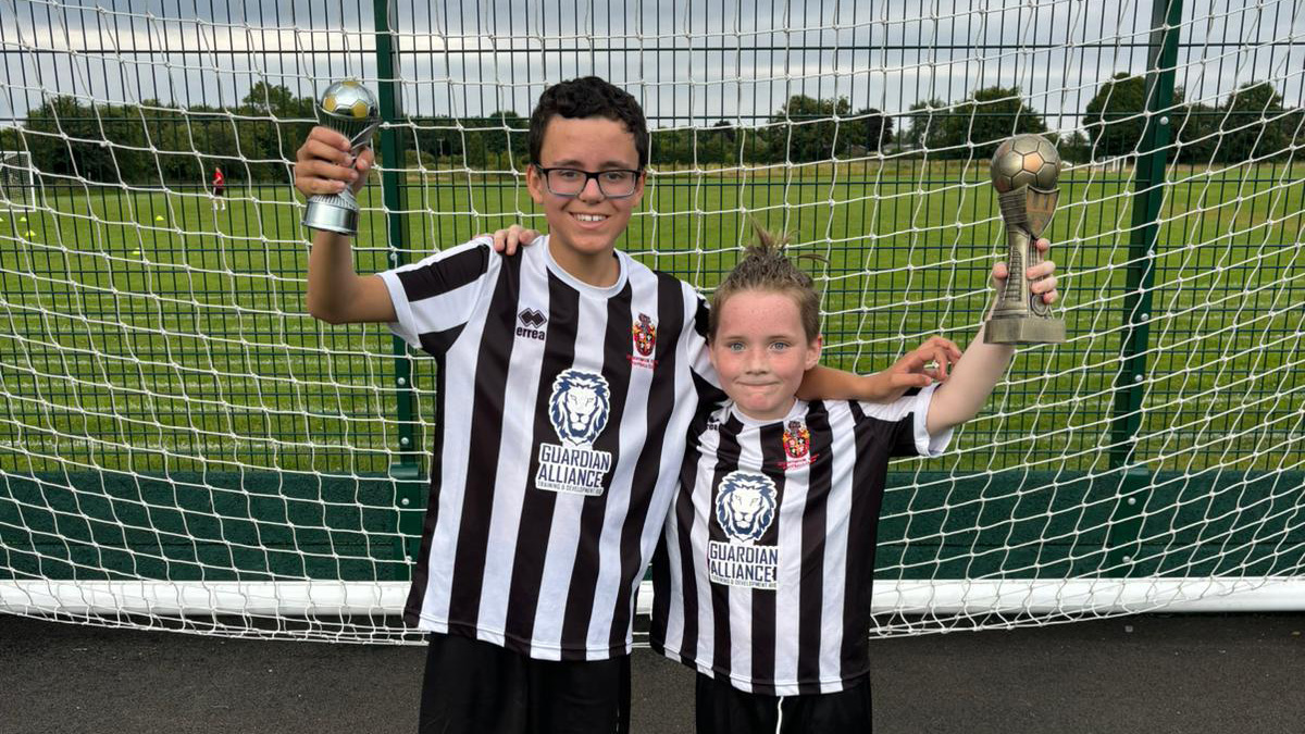 Moors in the Community football session award winners