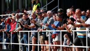 Spennymoor Town fans at The Brewery Field