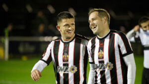 Spennymoor Town midfielders Rob Ramshaw and Matty Dolan