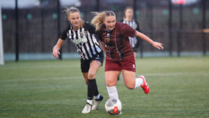 Amy Richardson in action for Spennymoor Town Ladies