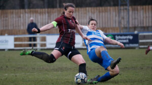 Autumn Colledge in action for Spennymoor Town Ladies