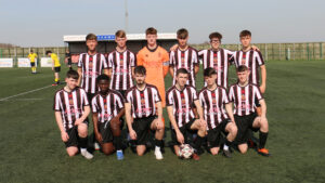 Spennymoor Town Academy side ahead of their game against UFCA
