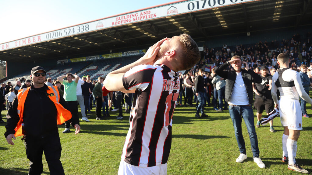 Spennymoor Town striker Aidan Rutledge