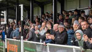 Spennymoor Town fans at The Brewery Field