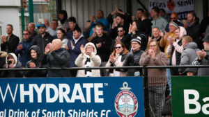 Spennymoor Town fans at the game against South Shields