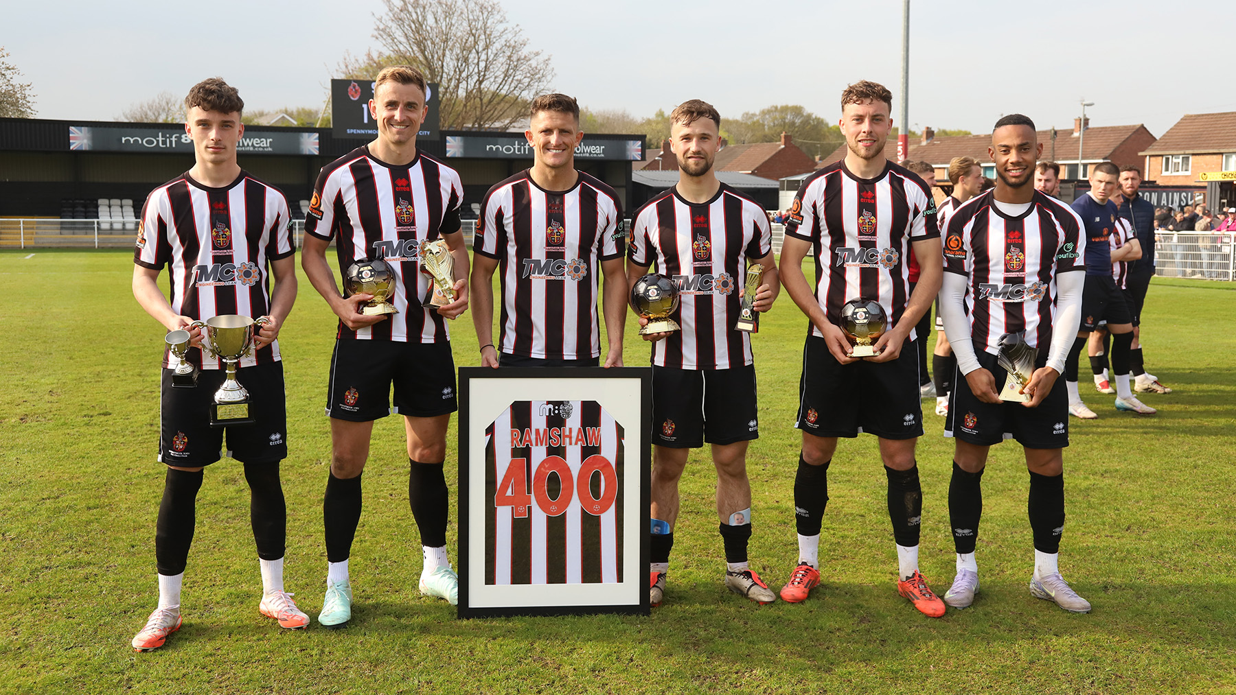 Spennymoor Town's award winners for the 2024-25 season