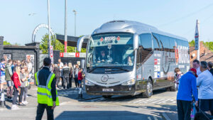 Spennymoor Town's First Team Coach at The Brewery Field