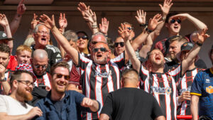 Spennymoor Town fans at Wembley