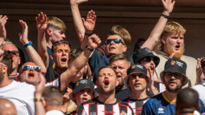 Spennymoor Town fans at Wembley