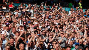 Spennymoor Town fans at Wembley