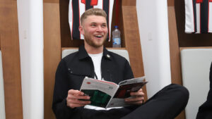 Spennymoor Town striker Aidan Rutledge