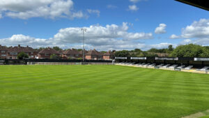 The Spennymoor Town pitch at The Brewery Field