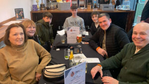 Matchday guests in Spennymoor Town's Executive Lounge