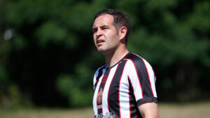 Midfielder Matty Dolan in action for Spennymoor Town