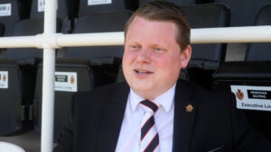 Spennymoor Town Managing Director Ian Geldard