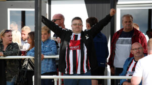 Spennymoor Town fans at The Brewery Field