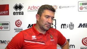 Spennymoor Town boss Graeme Lee