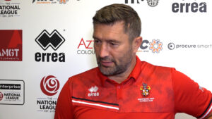 Spennymoor Town boss Graeme Lee