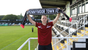Spennymoor Town Ladies striker Jenny Priestley at The Brewery Field