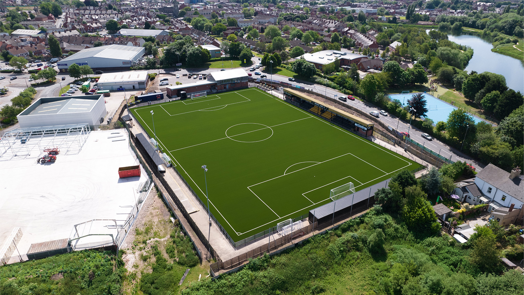 Worksop Town's Windsor Foodservice Stadium