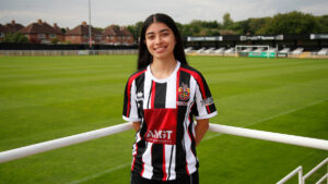 Spennymoor Town Ladies midfielder Jackie Zapata
