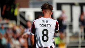 Spennymoor Town midfielder Alfie Doherty