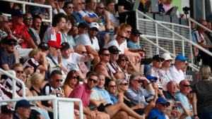 Spennymoor Town fans at The Brewery Field
