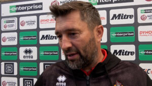 Spennymoor Town boss Graeme Lee