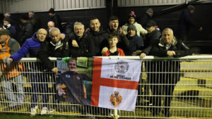 Spennymoor Town fans at The Brewery Field