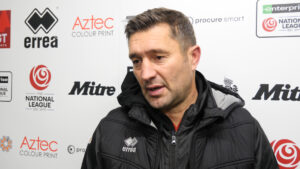 Spennymoor Town boss Graeme Lee