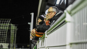 Spennymoor Town fans at The Brewery Field