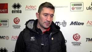 Spennymoor Town boss Graeme Lee