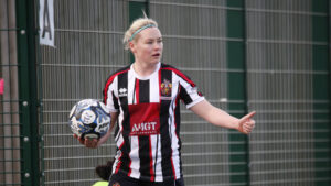 Spennymoor Town Ladies defender Coral Colledge