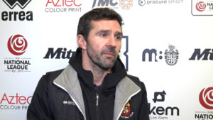 Spennymoor Town boss Tommy Miller