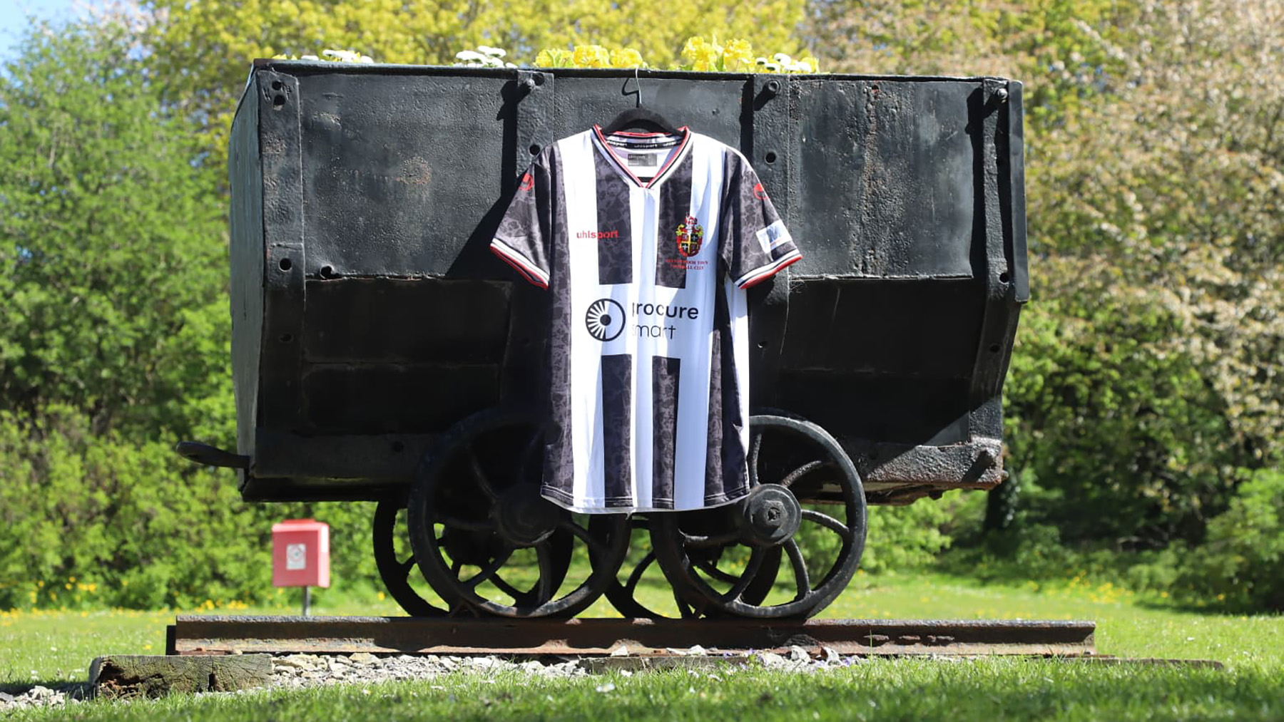 Spennymoor Town's new home shirt for the 2026/27 season