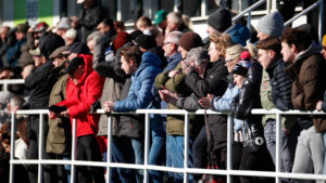 Spennymoor Town fans at The Brewery Field