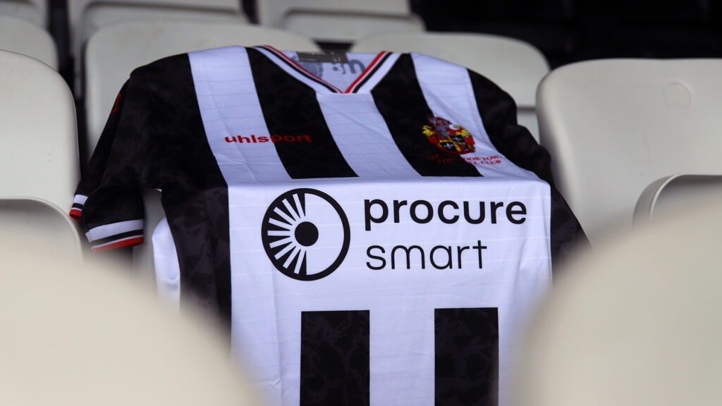 Procure Smart is Spennymoor Town's Principal Partner for 2026/27