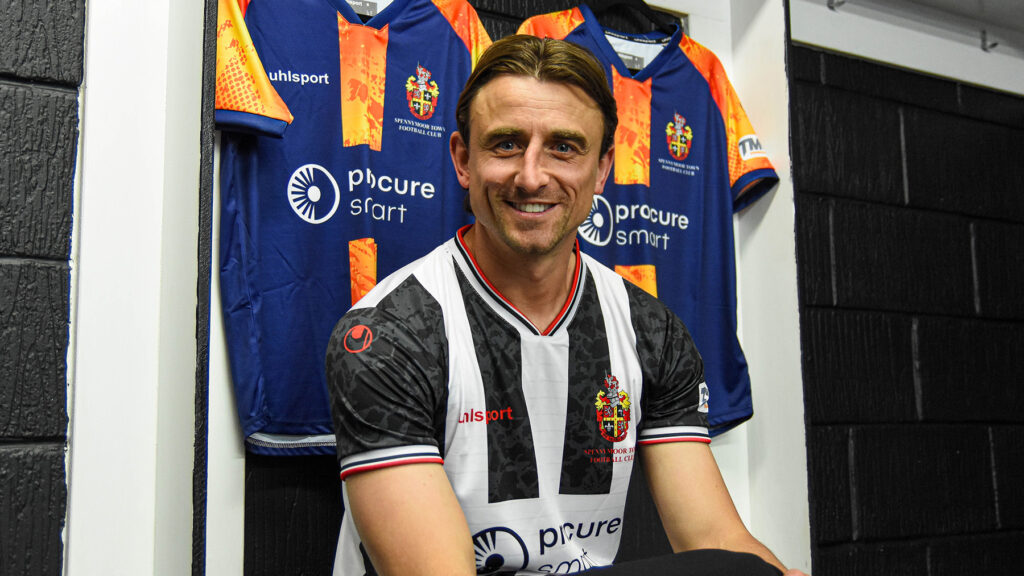 Spennymoor Town striker Glen Taylor