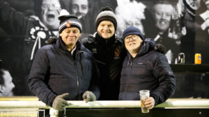 Spennymoor Town fans at The Brewery Field