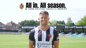 Spennymoor Town midfielder Rob Ramshaw