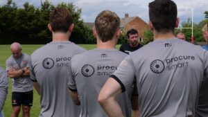 Spennymoor Town players in pre-season training