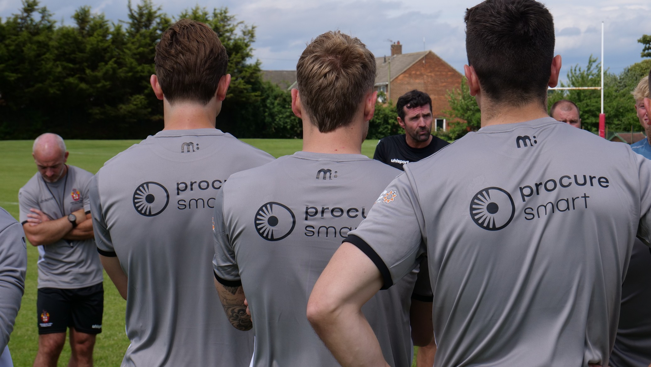 Spennymoor Town players in pre-season training