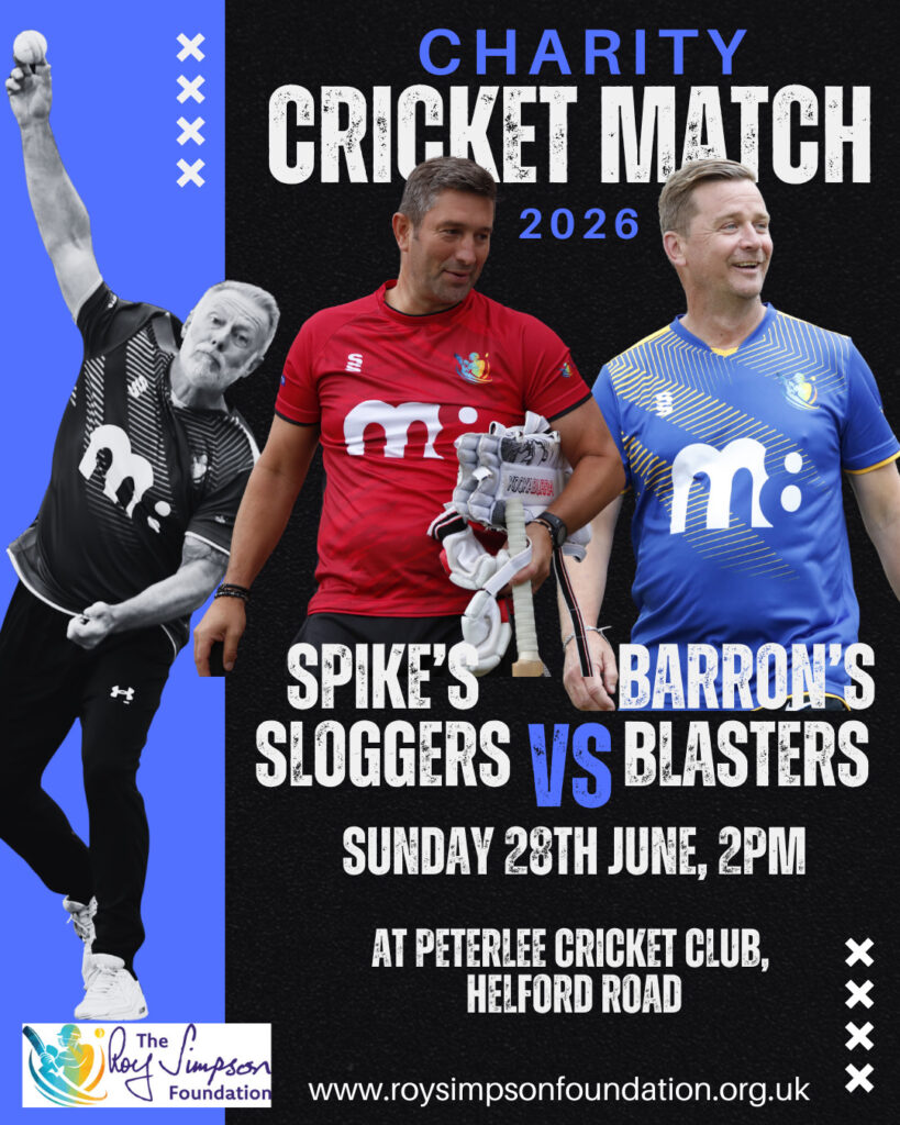 The Roy Simpson MBE Foundation Cricket Match 2026