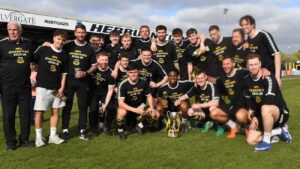 Hebburn Town celebrate their Northern Premier Division title