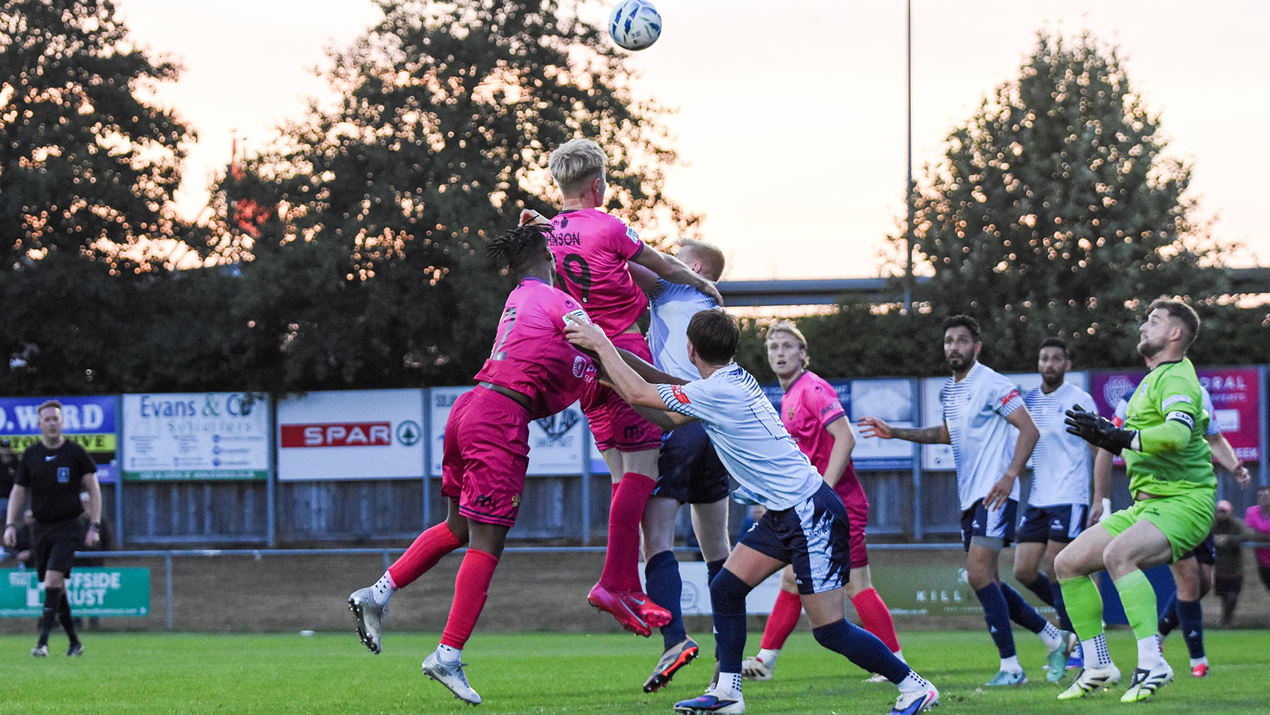 Spennymoor Town in action at Bishop Auckland