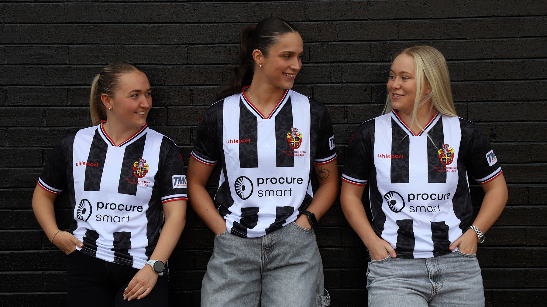 Spennymoor Town Ladies in the new 2026/27 home kit